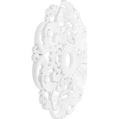 Médaillon Décoratif de Plafond Européen en Ps Blanc, Accessoire Élégant pour Fixation Plafonnier, Facile à Installer, pour Espaces Résidentiels et Commerciaux (1/5)