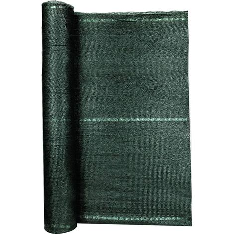 Zaunblende Sichtschutz Windschutz 150 g/m² HDPE mit UV-stabilisiert und Wetterfest für Zaun & Balkongeländer Balkon Geländer (Dunkelgrün, 1,8m x 10m) NAIZY (1/5)