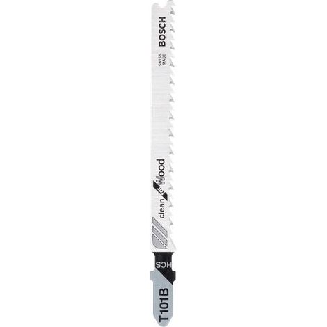 Set di 2 lame BOSCH T101b dal taglio fine e pulito per pannelli, legno e PVC BOSCH