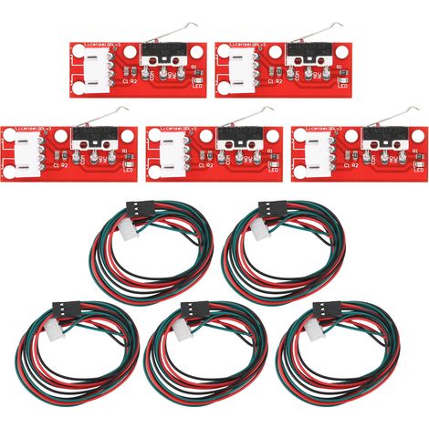 Interrupteur de fin de course mécanique avec câble 3 broches 70cm pour imprimante 3D - Accessoire de butée (1/5)