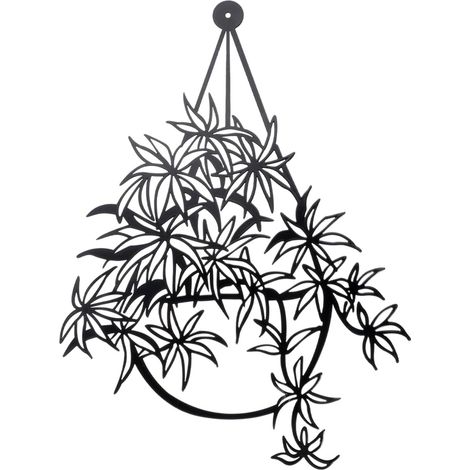 Décoration Murale En Métal Fleur Sculptée Pour Jardin Balcon Intérieur Extérieur Ambiance Chaleureuse Cadeau Pendaison De Crémaillère