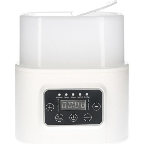 Baby Bottle Warmer 5-in-1 Digital Baby Food Heater with Timer Digital Display Double Bottle Steam St