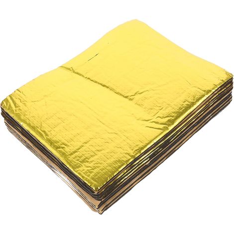 10 Pièces Tapis Insonorisant pour Voiture Protection Thermique en Aluminium et Caoutchouc, Isolation Phonique et Contrôle de Température pour Moteur et Capot (1/5)