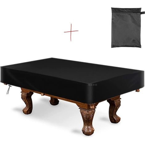 Housse Table de Billard Oxford 210D 256x144x21cm Imperméable Anti-UV Résistante au Vent Anti-Poussière Protection Table de Jeu Salle de Jeux (1/5)