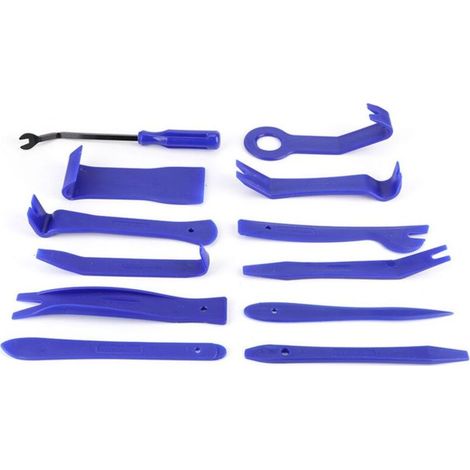 Kit de réparation de panneau de porte pour voiture, outil de démontage de tableau de bord GPS et stéréo, 12 pièces (1/4)
