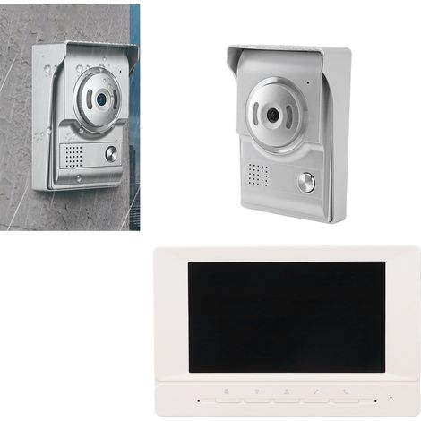 Sonnette vidéo interphone haute définition 100-240 V, sonnette vidéo intelligente avec contrôle d'accès (norme américaine) (1/5)