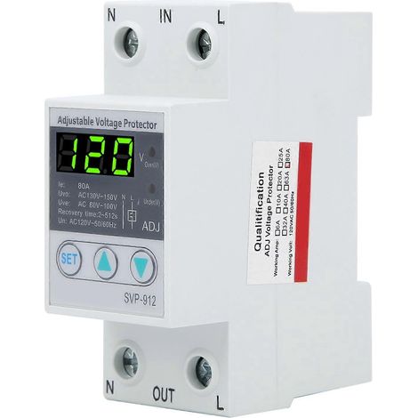 SVP912 120VAC Einstellbarer Selbstwiederherstellungs-Unterspannungsschutzschalter mit automatischer Rückstellung (80A)