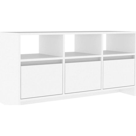 TV-Schrank Weiß 102x37,5x52,5 cm Holzwerkstoff vidaXL (1/5)