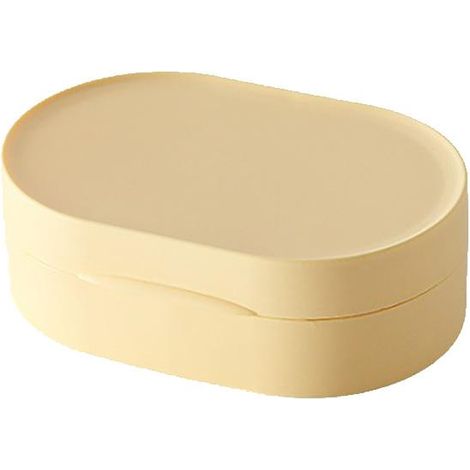 Porte-savon de voyage avec couvercle, portable et anti-fuite, pour la maison, la douche, le camping en plein air (1/4)