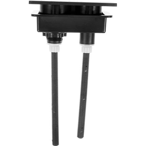 Bouton de chasse d’eau du réservoir WC Noir Abs à Double Poussoir (1/5)