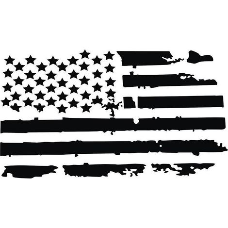 USA-Flagge-Aufkleber für Jeep Wrangler – Langlebige Außendekoration