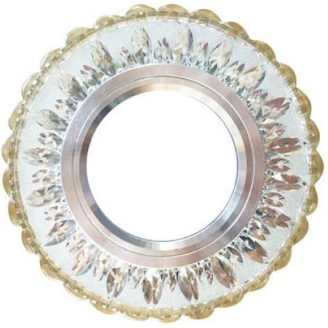 Faretto incasso fisso farettino spot ghiera bianco kit 10 pezzi