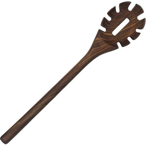 Cuillère à pâtes en bois de noyer à long manche (1/5)