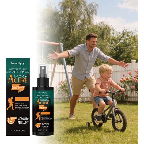Insektenschutzspray für Outdoor-Sportarten mit Zitronengras- und Minzduft, geeignet für verschiedene Aktivitäten – 50 ml -- DTEKGAZ (1/5)