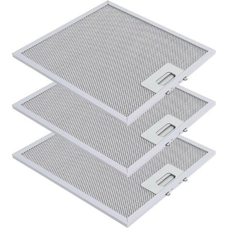 BARKBUSTERS Filtre Hotte Extractrice 305mm x 267mm Filtre à Graisse Métallique Compatible avec Elica Hotte Extracteur de Cuisine par (3 Pièces) (1/4)