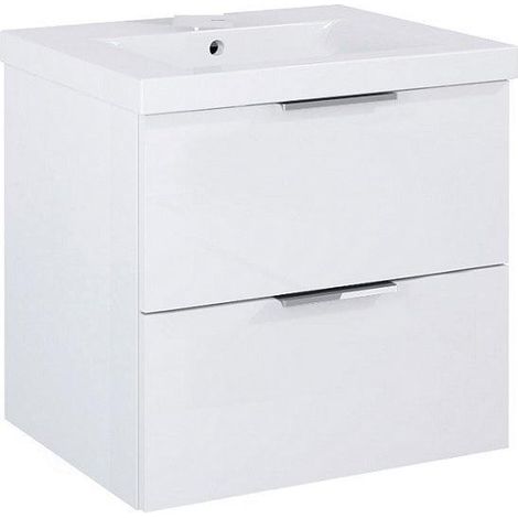 no-name Modelo contemporáneo blanco mueble de baño 50 cm