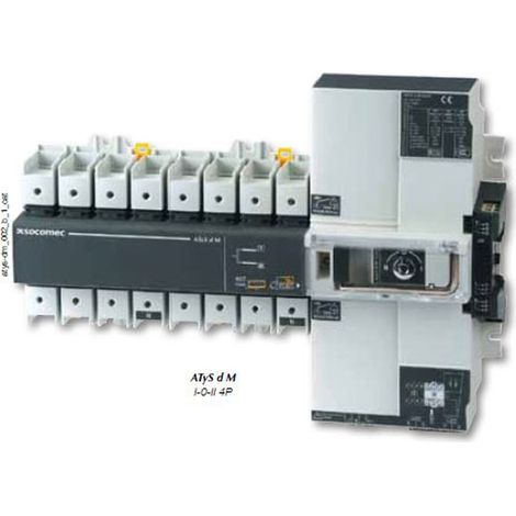 Conmutador Motorizado Socomec ATyS d M 160AMP 4P 230V AC1 (93234016)