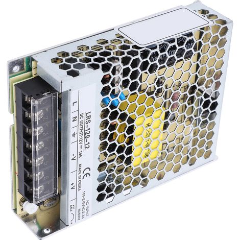 BERM Schaltnetzteil mit LED-Anzeige, Transformatortreiber 120 W 85–264 V AC, LRS-120-12 (1/5)