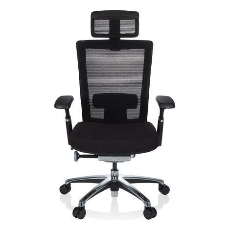 [NEUWERTIG] B-Ware hjh OFFICE NOVA PRO I High End Bürostuhl Schwarz Netz (1/2)