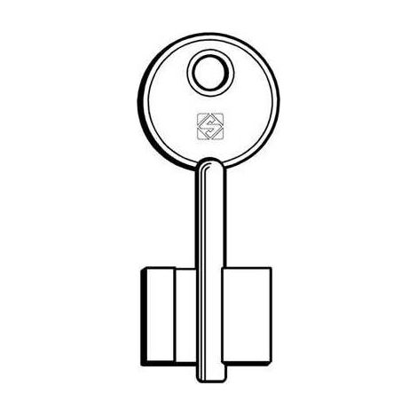 5PZ CHIAVI DOPPIA MAPPA OTTONE 5ID7