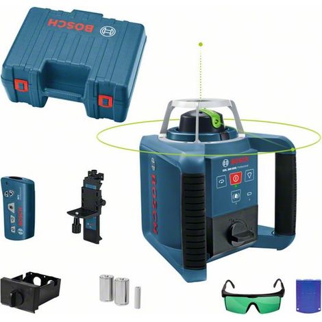 Bosch Rotationslaser GRL 300 HVG mit Zubehör-Set im Handwerkerkoffer