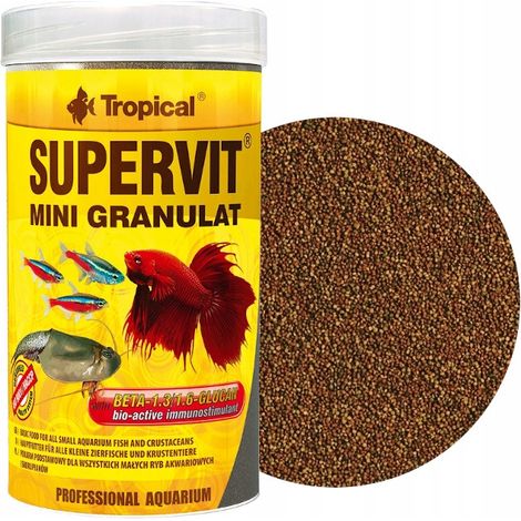 Supervit Tropical mini gránulos 100 ml/ 65 g