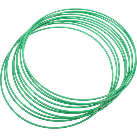 Cerceau Métallique Vert en Fer 20cm 10 Pièces (1/5)