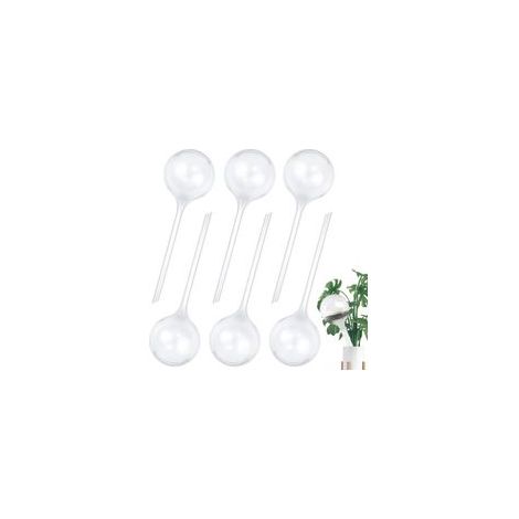 6 Pièces Boules dArrosage pour Plantes, Plante Arrosage Goutte à Goutte Automatique, Transparent Distributeur Eau Plante, Dispositif d'Arrosage
