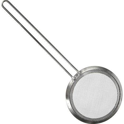 1 Écumoire, Acier Inoxydable, Maille Fine, 13 cm, Cuisine (1/3)