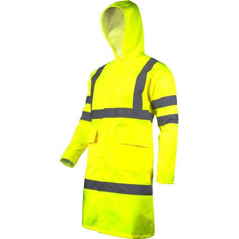 Impermeabile di avvertimento, giallo, "S", CE, lahti
