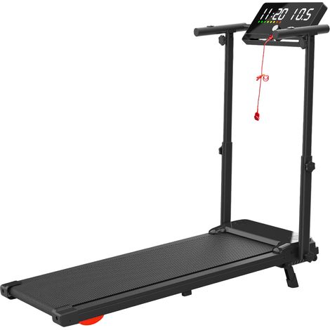 Tapis roulant elettrico pieghevole per uso domestico, con inclinazione regolabile tramite app e telecomando, velocità massima 12 km/h. (1/5)