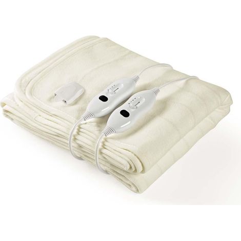 Nedis PEBL110CWT2 Coperta elettrica riscaldante 120 W Bianco (1/5)