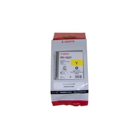 Tintenpatrone Originalzubehör PFI-102Y ca. 740 Seiten gelb 130ml (1/5)