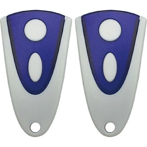 Confezione da 2 trasmettitori per porte da garage 433,92 MHz compatibili con Novoferm Novotron 502 MAX43-2 Novotron 512 MIX43-2 per Novotron 522 Novoferm MNHS433-2-Crezuo