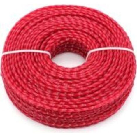 Fil pour débroussailleuse nylon 3,0 mm – Longueur 56 m – Compatible têtes de coupe 2/4 lignes – Pour coupes difficiles et haute visibilité - 3mmx56m (1/5)