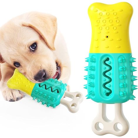 Jouet à Mâcher pour Chien Brosse a Dent Chien Résistant Morsure Bâton de Nettoyage des Dents Jouet Chien Exterieur Caoutchouc Chien Jouet Mordant Chien Dentition (1/5)