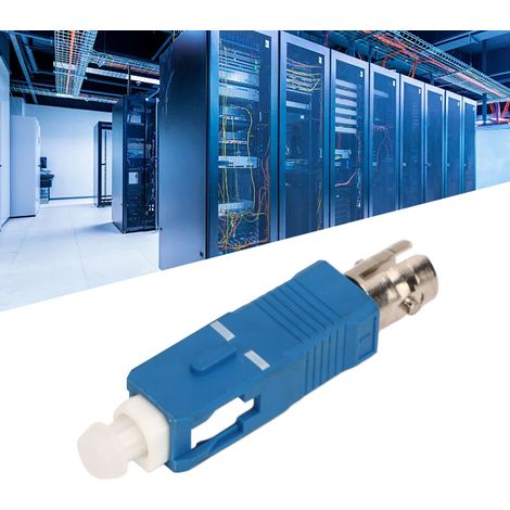 Adaptateur fibre optique SC mâle vers ST femelle monomode, convertisseur de connecteur de couplage SC-ST mâle et femelle (1/5)