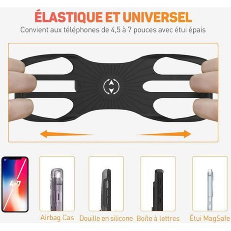 Support Tlphone Vlo Support Tlphone Moto 360 Rotation Universel Porte Telephone Velo pour Trotinette Electrique (1/4)