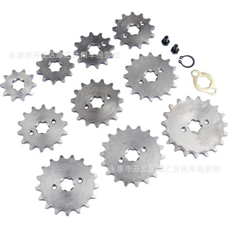 ATV ATV four-wheeled motorcycle go-kart 50-250CC rims 32-tooth flange bolt pattern 56MM bolt pattern 6-hole attribute - 10T (1/5)