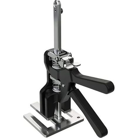 Multifunktionaler Gipskartonplattenheber mit ergonomischem Arm – Hebewerkzeug für Türen und Möbel, rutschfest und ideal für Trockenbauarbeiten (schwarz) (1/5)