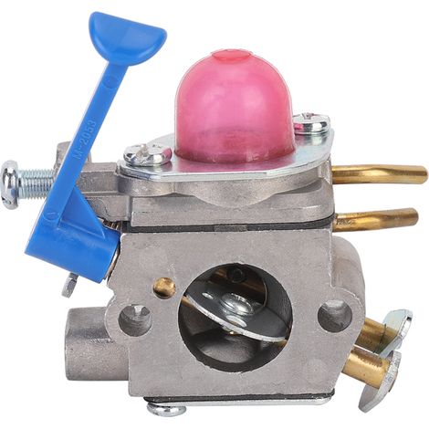 Kit de carburador de repuesto compatible con Husqvarna 545081848 C1Q-W40A - 128C, 128L - Metálico y sellado, con juntas y mangueras (1/5)