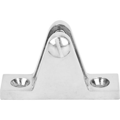 Fein poliertes Edelstahl-Deckscharnier, Bootsbeschläge, 60 x 18 mm, zwei Befestigungselemente (1/5)
