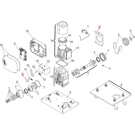 faac pièce détachée support micro de déverrouillage 884 63003372 (1/3)