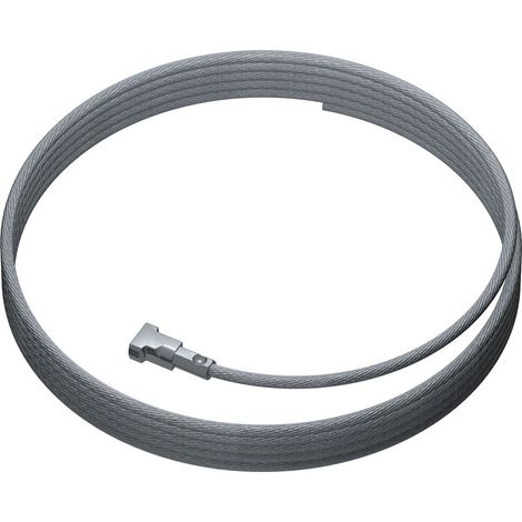 Câble Acier 100 cm avec Embout Twister - Suspension Sécurisée pour Cadres, Panneaux et Signalétique (1/4)