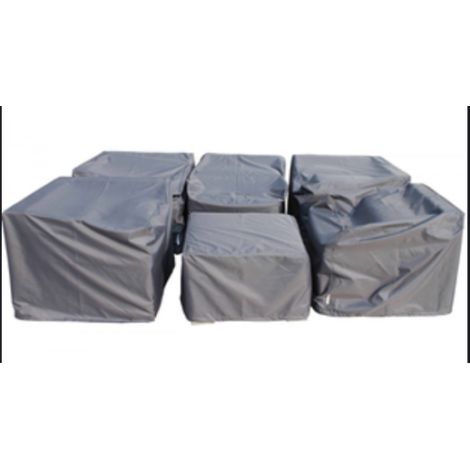 Fimous Black High Density Pvc Rattan Furniture Rain Cover