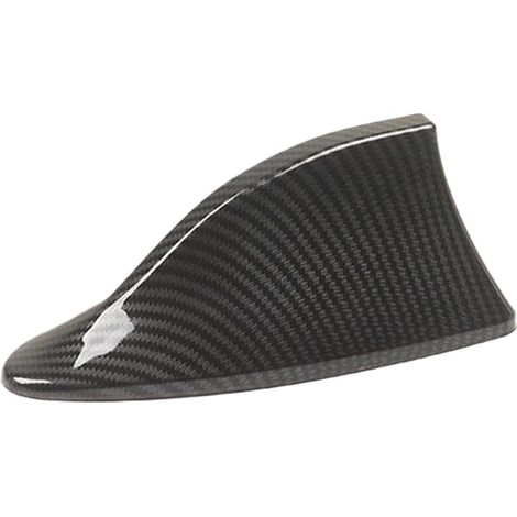 Antenne Voiture Requin, Aileron Voiture, Décoration D'antenne de Toit D'aileron, pour La Plupart des Voitures, Le Signal (Fibre de Carbone) (1/5)
