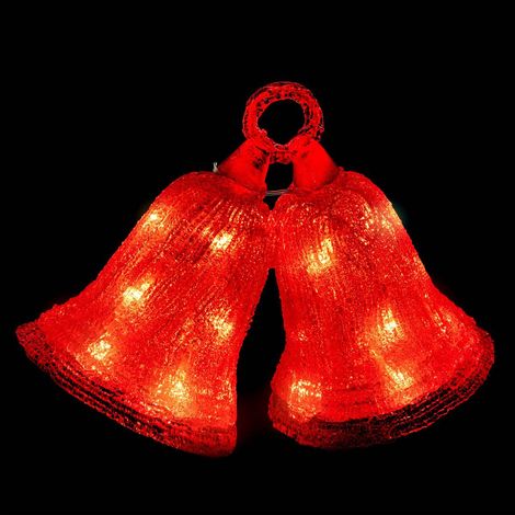 Campane da esterno h21cm 25 led a batteria - Feeric lights & christmas
