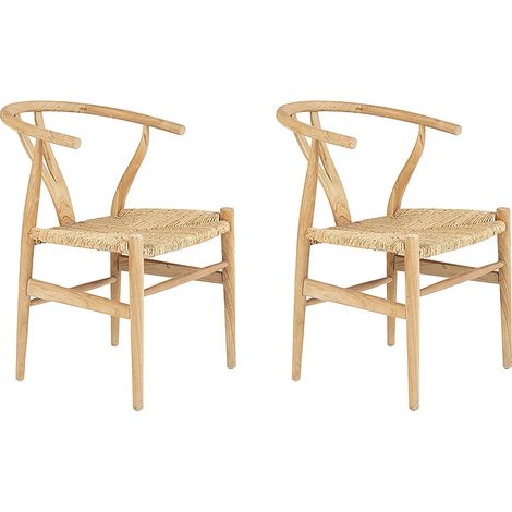Sedia in Teak e Paglia Naturale - Lotto di 2 - POGIANA (1/5)