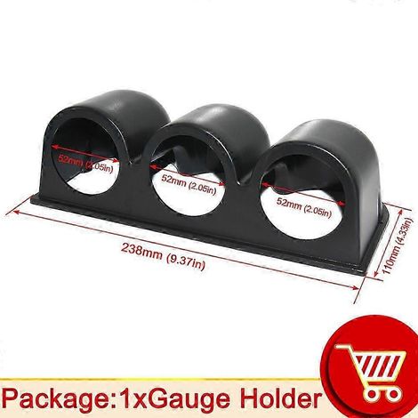 7-farbiger LED-Drehzahlmesser, 2,52 mm, für Pkw, mit Unterdruckanzeige und Universalzeiger für Benzinmotoren (1/2)