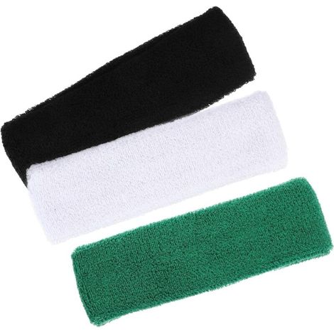 Set di 3 elastici morbidi per capelli, non adatti allo yoga, ideali per esercizi atletici, fitness e sport, colore casuale (1/5)